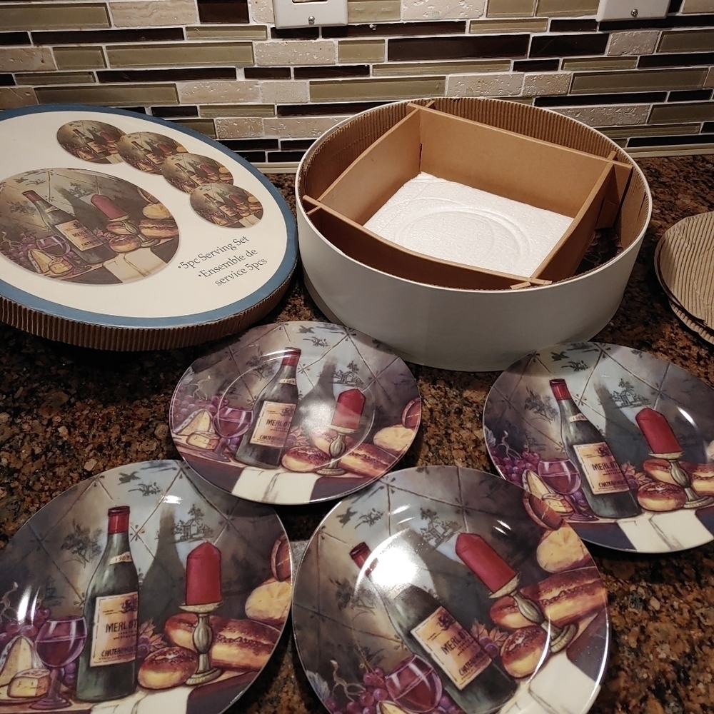 5‎ PC Desert Serving Set